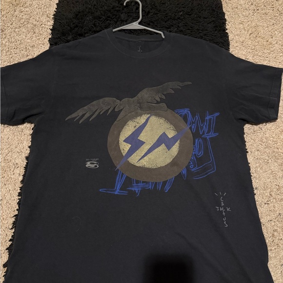 Travis Scott x Fragment 2021 tee used Size Medium - Picture 1 of 3